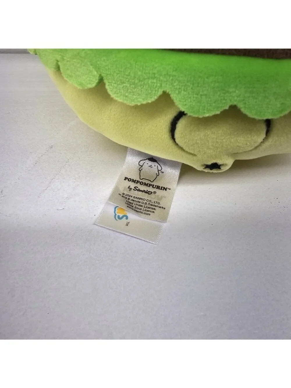 Squishmallow Sanrio PomPomPurin Burger Yellow Kellytoy Plush 8